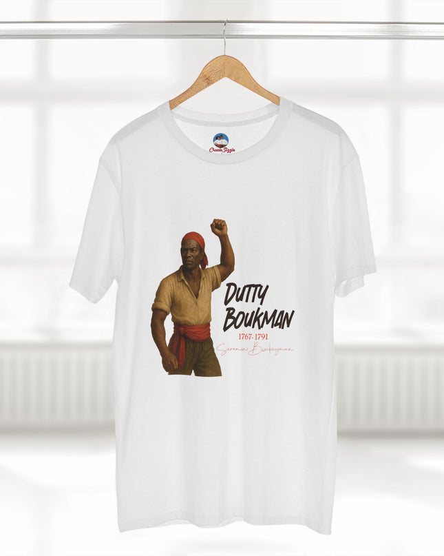 Dutty Boukman Revolution Sweatshirt | Voodoo Warrior Graphic, Unisex Bold Heritage Streetwear, Dutty Boukman Graphic Tee
