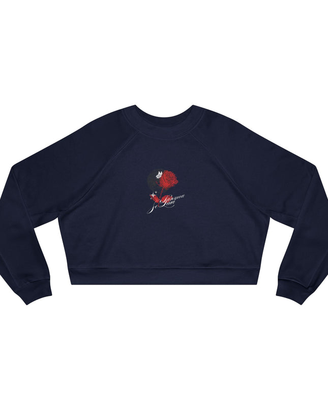Lanmou Se Lavi Raglan Pullover Sweatshirt – Haitian Love is Life Design | Ultra-Soft & Stylish - CreoleSizzle