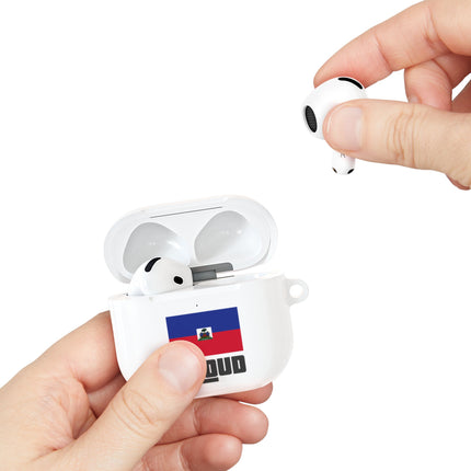 Haitian Flag Proud GTA-Inspired Streetwear AirPods Case Bold Modern Heritage Edition