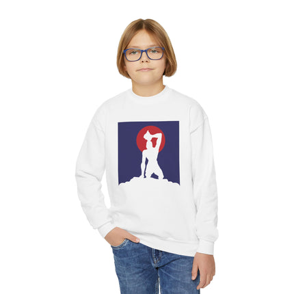 The Rising Sun Neg Mawon Youth Sweatshirt Haitian Resistance Series Youth Premium Crewneck