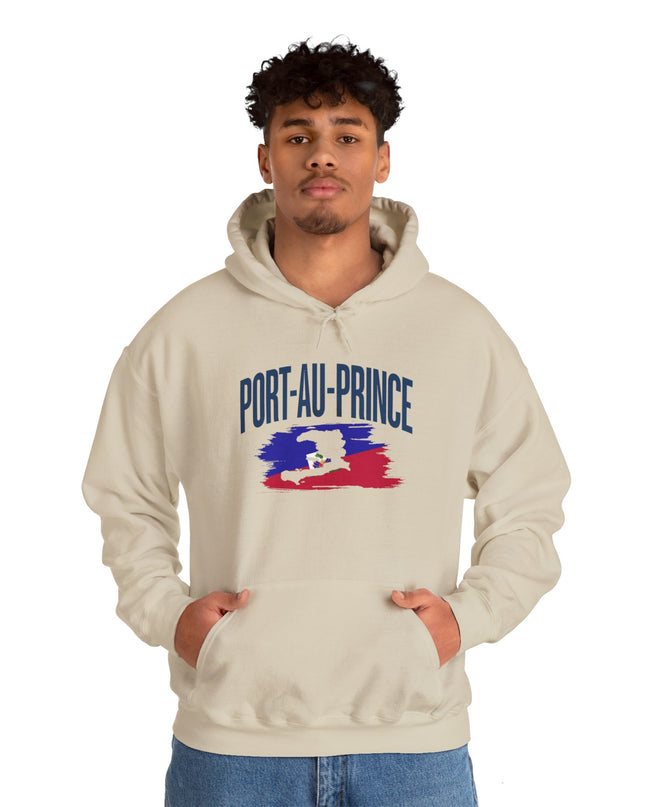 Port-Au-Prince Hoodie – Haitian Capital Tribute Unisex Sweatshirt – Cultural Pride - CreoleSizzle