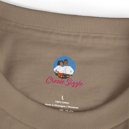 Jezi se Wa Jesus is King Haitian Faith Sweatshirt Creole Christian Apparel Spiritual Heritage Collection Heavyweight Cotton Tee