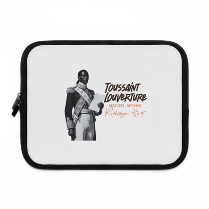 Toussaint Louverture Father of Strategy Haitian Revolution Icon Leadership Legacy Laptop Sleeve - CreoleSizzle