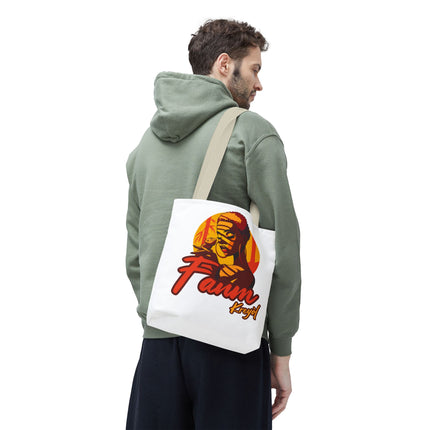 Fanm Kreyòl Limited Edition Heritage Tote Creole Woman Empowerment Design - CreoleSizzle