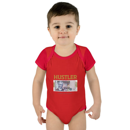 The Hustler’s Legacy Haitian Grit Baby Bodysuit Future Entrepreneur Series Infant Apparel Hustler Baby Bodysuit