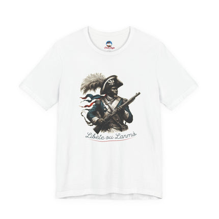 Liberté ou La Mort – Revolutionary Heritage Sweatshirt | Haitian Pride Apparel, Unisex Jersey Short Sleeve Tee - CreoleSizzle