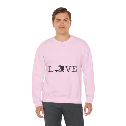 LOVE Haitian Island Edition Sweatshirt Minimalist Heritage Series Love Crewneck Sweatshirt