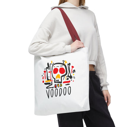 Voodoo Art Haitian Spiritual Symbols Tote Afro-Caribbean Vodou Design - CreoleSizzle