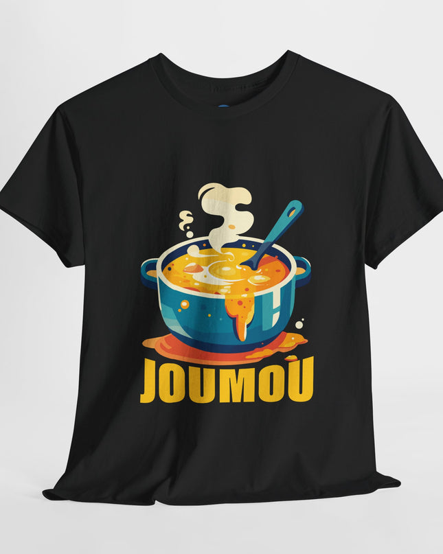 Premium Joumou T-Shirt Celebrating Haitian Heritage and Freedom Unisex Heavy Cotton Tee - CreoleSizzle
