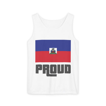 Haitian Proud Tank Top GTA-Inspired Flag Remix Unisex Streetwear Cultural Pride & Gaming Nostalgia