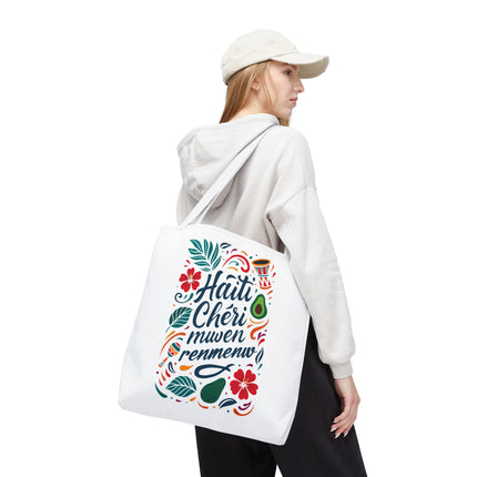Haiti Chéri Mwen Renmenw Limited Edition Heritage Tote Love Letter to Haiti - CreoleSizzle