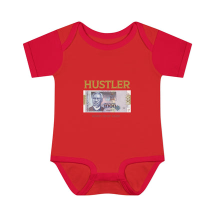 The Hustler’s Legacy Haitian Grit Baby Bodysuit Future Entrepreneur Series Infant Apparel Hustler Baby Bodysuit
