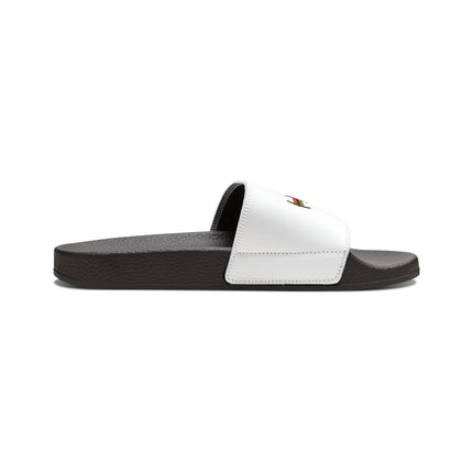 Haiti Pride Slide Sandals Minimalist Heritage Edition - CreoleSizzle