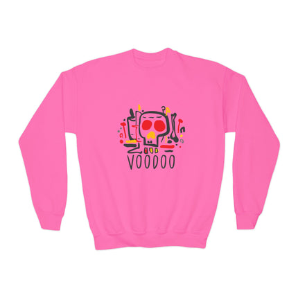 The Rebel Spirit Vodou-Inspired Youth Sweatshirt Afro-Haitian Cultural Series Kids’ Premium Crewneck