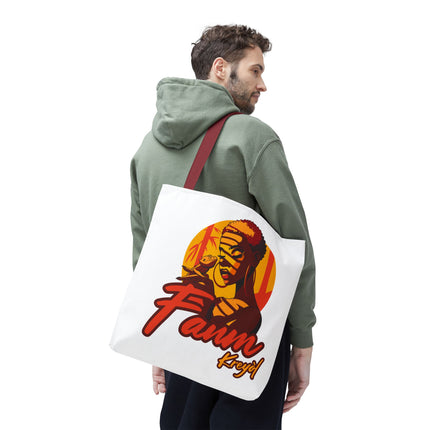Fanm Kreyòl Limited Edition Heritage Tote Creole Woman Empowerment Design - CreoleSizzle