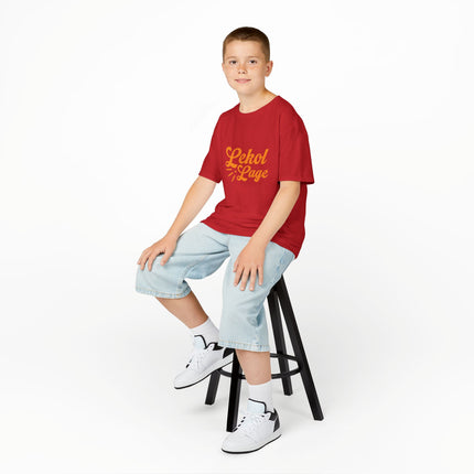 Kids Haitian Heritage Tee Lekol Lage Graphic ShirtKids Heavy Cotton™ Tee - CreoleSizzle