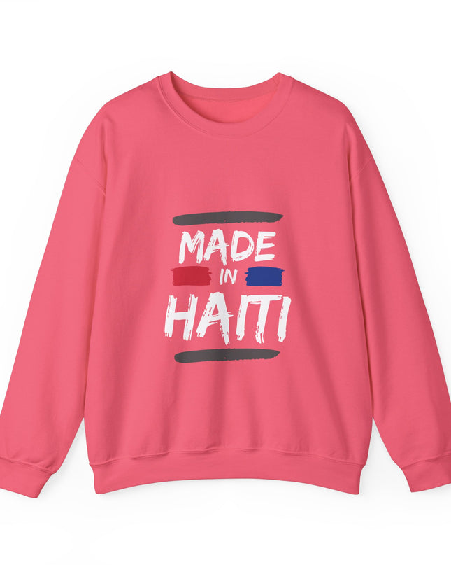 Made in Haiti Unisex Crewneck Sweatshirt – Haitian Pride Sweater, Heritage Clothing, Comfortable Heavy Blend Pullover - CreoleSizzle