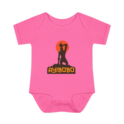 Ayibobo Spirit Haitian Heritage Baby Bodysuit Infant Afro-Spiritual Series Premium Unisex Onesie Stylish Baby Apparel