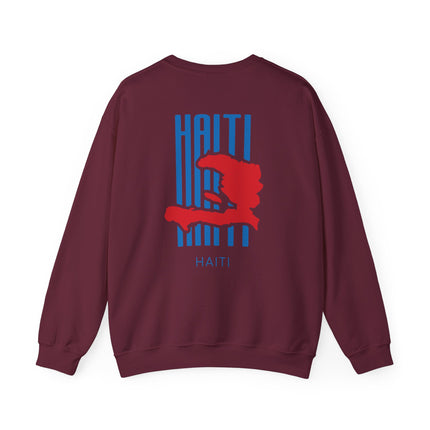 Haiti Heritage Crewneck Bold Identity Sweatshirt Haitian Pride Series | Unisex Premium, Cozy Sweatshirt for Haiti Fans