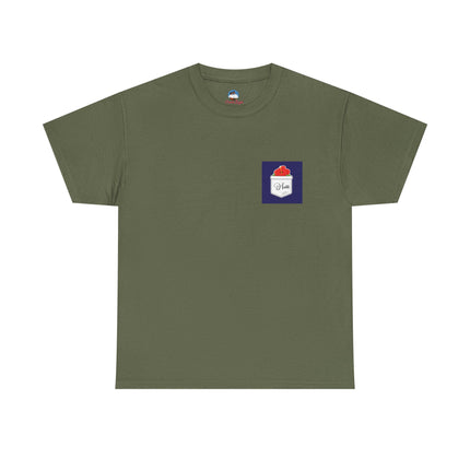 Haiti Hibiscus Pocket Tee Tropical Elegance Haitian Heritage Series Unisex Heavy Cotton T-Shirt