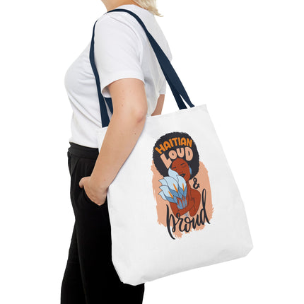 Haitian Loud & Proud Premium Cultural Tote Bags Limited Artist Edition - CreoleSizzle