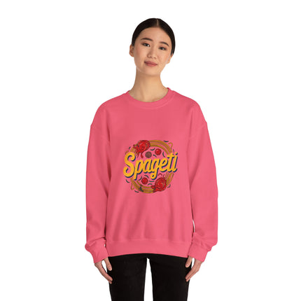 Cozy Spageti Sweatshirt Celebrate Haitian Culinary Heritage with Style and Premium Comfort - CreoleSizzle