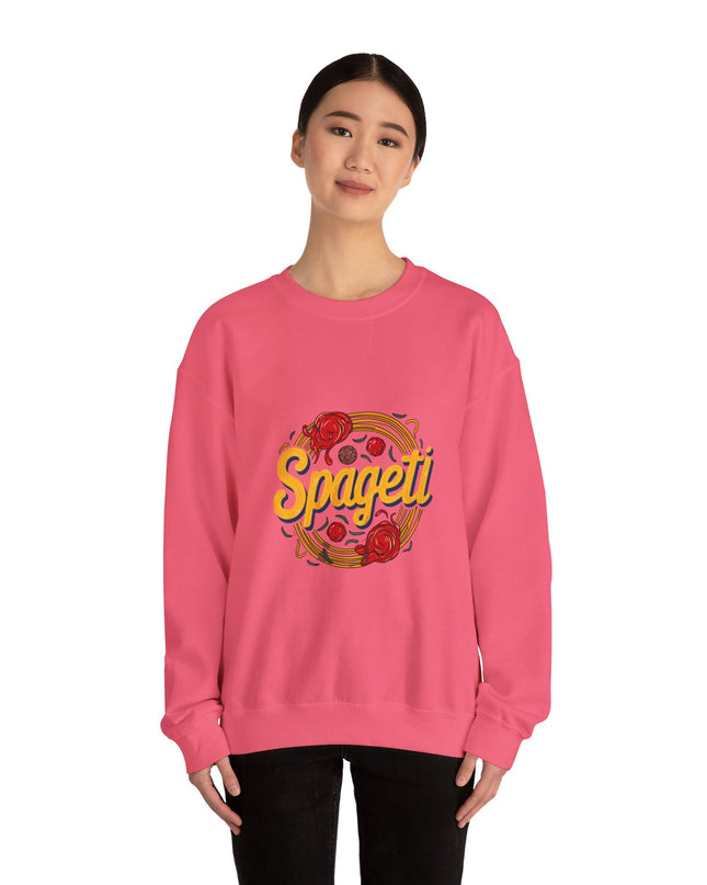 Cozy Spageti Sweatshirt Celebrate Haitian Culinary Heritage with Style and Premium Comfort - CreoleSizzle
