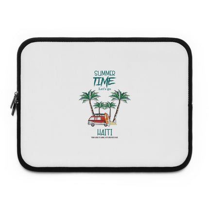 Summer Time Limited Edition Tropical Haiti Laptop Sleeve Creole Heritage Collection - CreoleSizzle