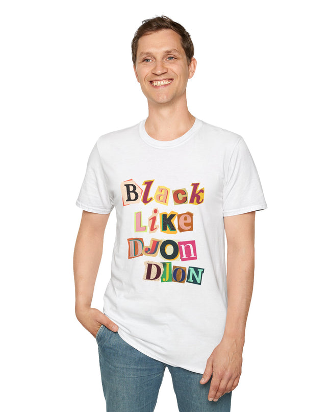 Black Like Djondjon T-Shirt – Haitian Culture Statement Tee – Unisex Soft-Style Cotton Shirt - CreoleSizzle