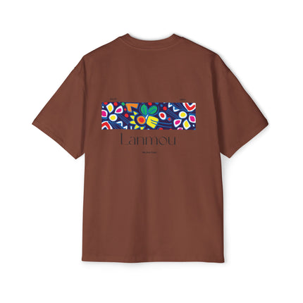 Lanmou Love Oversized Tee Haitian Heritage Streetwear, Trendy Layering Piece Unisex Premium Casual T-Shirt Haitian Street Vibes Graphic on Back
