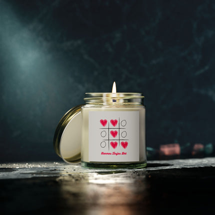Love Candle Lanmou Toujou Bat Haitian-Inspired Romantic Gift Scented Candles, Coconut Apricot Wax (4oz, 9oz) - CreoleSizzle