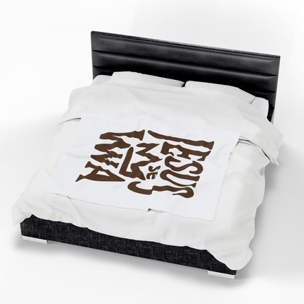 Jezi se Wa Premium Plush Blanket Haitian Faith and Cultural Pride - CreoleSizzle