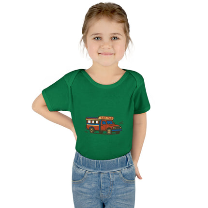 Ride of Culture Haitian Tap-Tap Baby Bodysuit Infant Caribbean Series Premium Unisex Onesie Unique Baby Wear