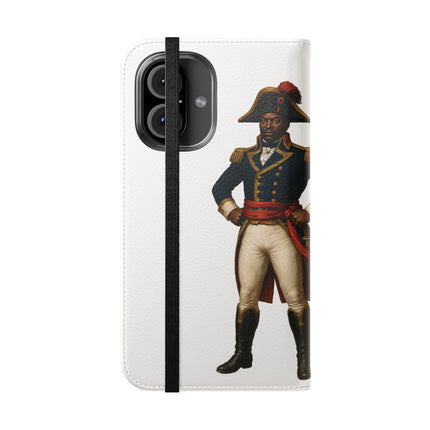 Legacy of Dessalines Limited Heritage Collector’s Tee Flip Case Stylish Phone Wallet Case Revolutionary Leadership Edition