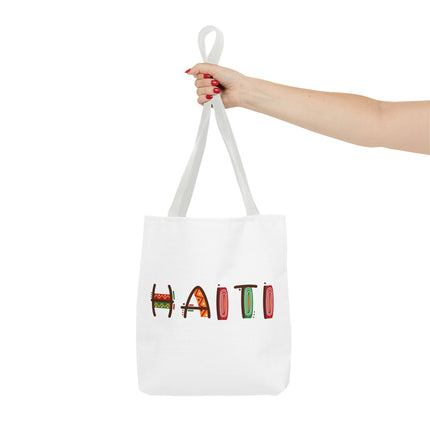Haiti Art Limited Edition Heritage Tote Bag African Roots Design - CreoleSizzle