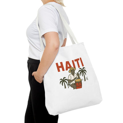 Haiti’s Heartbeat Limited Edition Heritage Tote Agricultural Roots Design - CreoleSizzle