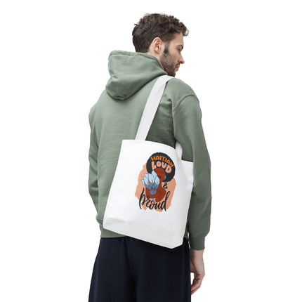 Haitian Loud & Proud Premium Cultural Tote Bags Limited Artist Edition - CreoleSizzle