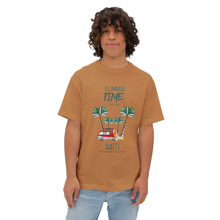 Haiti T-Shirt Caribbean Vibes Series Unisex Premium Crewneck T-Shirt