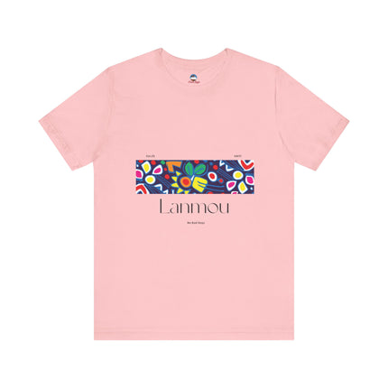 Lanmou Haitian Love T-Shirt Haitian Romance Series Unisex Premium Crewneck Vibrant Graphic Tee for Trendsetters