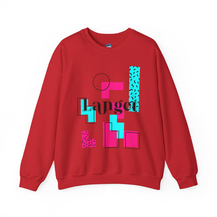 Langet Creole Expression Graphic Sweatshirt Fun Bold and Uniquely Haitian with Comfort and Style - CreoleSizzle