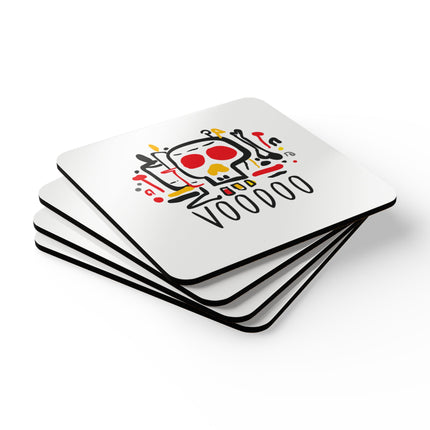 Voodoo Rebellion A Modern Ritual Art Coaster Set Afro-Spiritual Pride Coasters
