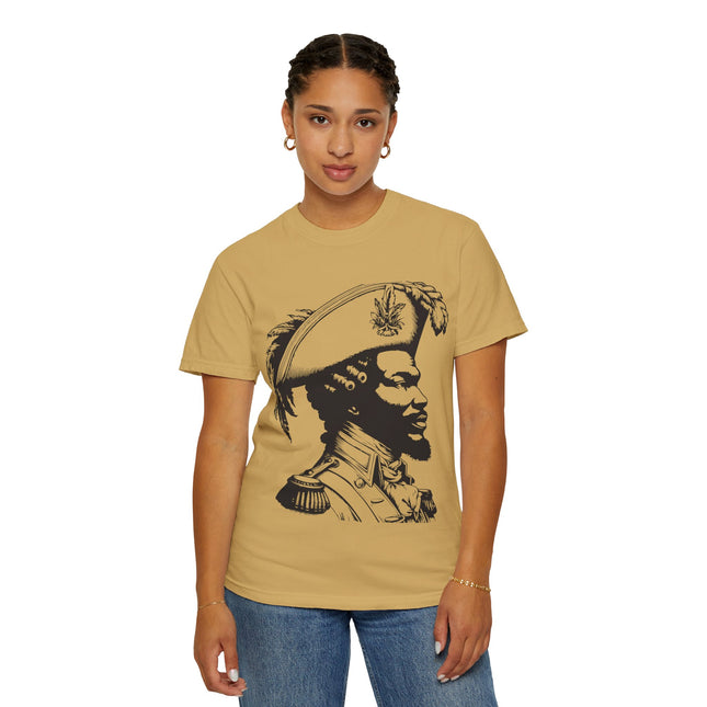 The Visionary’s Profile Haitian Revolutionary Genius T-Shirt Unisex Garment-Dyed Tee Cultural Heritage Series