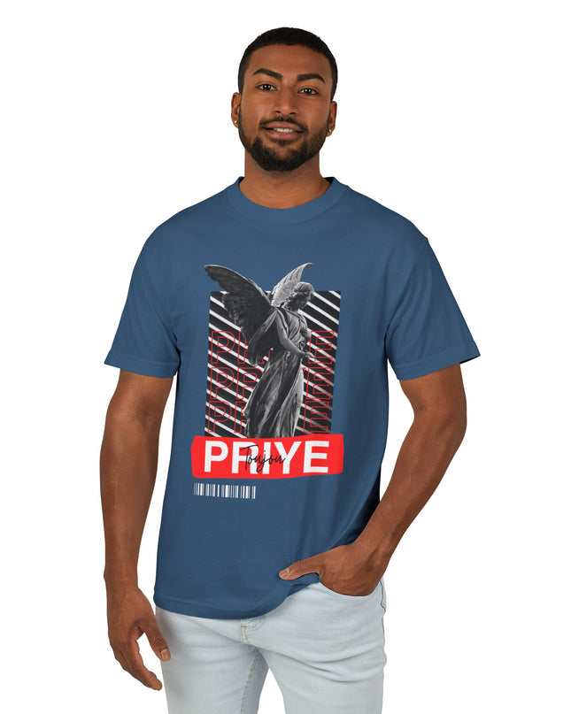 Toujou Priye T-Shirt Haitian Christian Faith Design Pray Always Sustainable & Durable Unisex Garment-Dyed Heavyweight Cotton Tee - CreoleSizzle