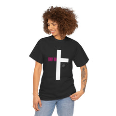 Bondye Bon Pou Toutan T-Shirt - Christian Haitian Faith Tee - Inspirational Gospel Apparel with Cross Graphic Unisex Heavy Cotton Tee