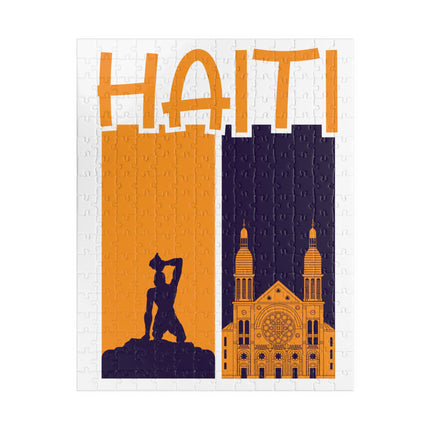 Neg Marron & Cathedral Collector’s Edition Haitian Heritage Puzzle Limited Art Series - CreoleSizzle