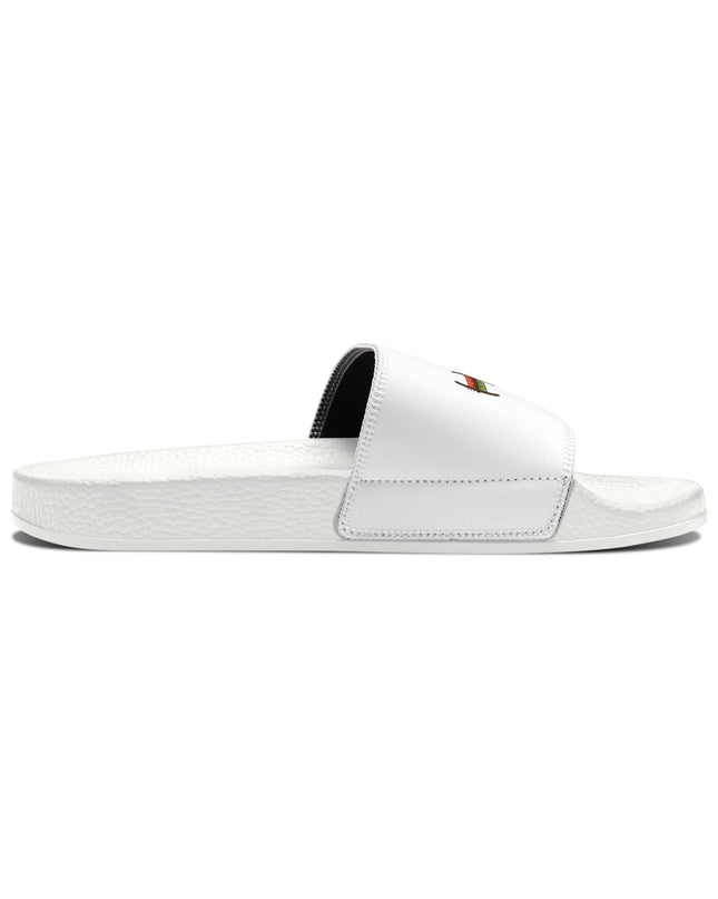Haiti Pride Slide Sandals Minimalist Heritage Edition