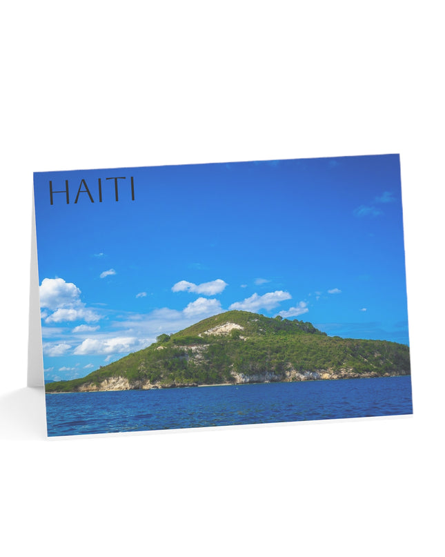 Greeting Cards - Petit Goave Mountain Haitian Island Lovers Thank You Thinking of You Keepsake, 1 pc - CreoleSizzle