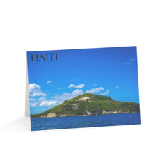 Greeting Cards - Petit Goave Mountain Haitian Island Lovers Thank You Thinking of You Keepsake, 1 pc