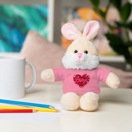 Chérie Romantic Teddy Bear Valentine’s Day Plush Gift with Haitian Flair - CreoleSizzle