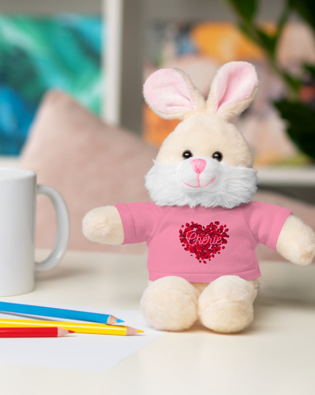 Chérie Romantic Teddy Bear Valentine’s Day Plush Gift with Haitian Flair - CreoleSizzle